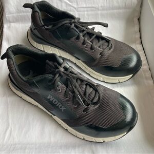 Red Wing WORX Women’s Gray/Black Steel Toe Work Sneaker. Sz 8.5M #astm F2413-18